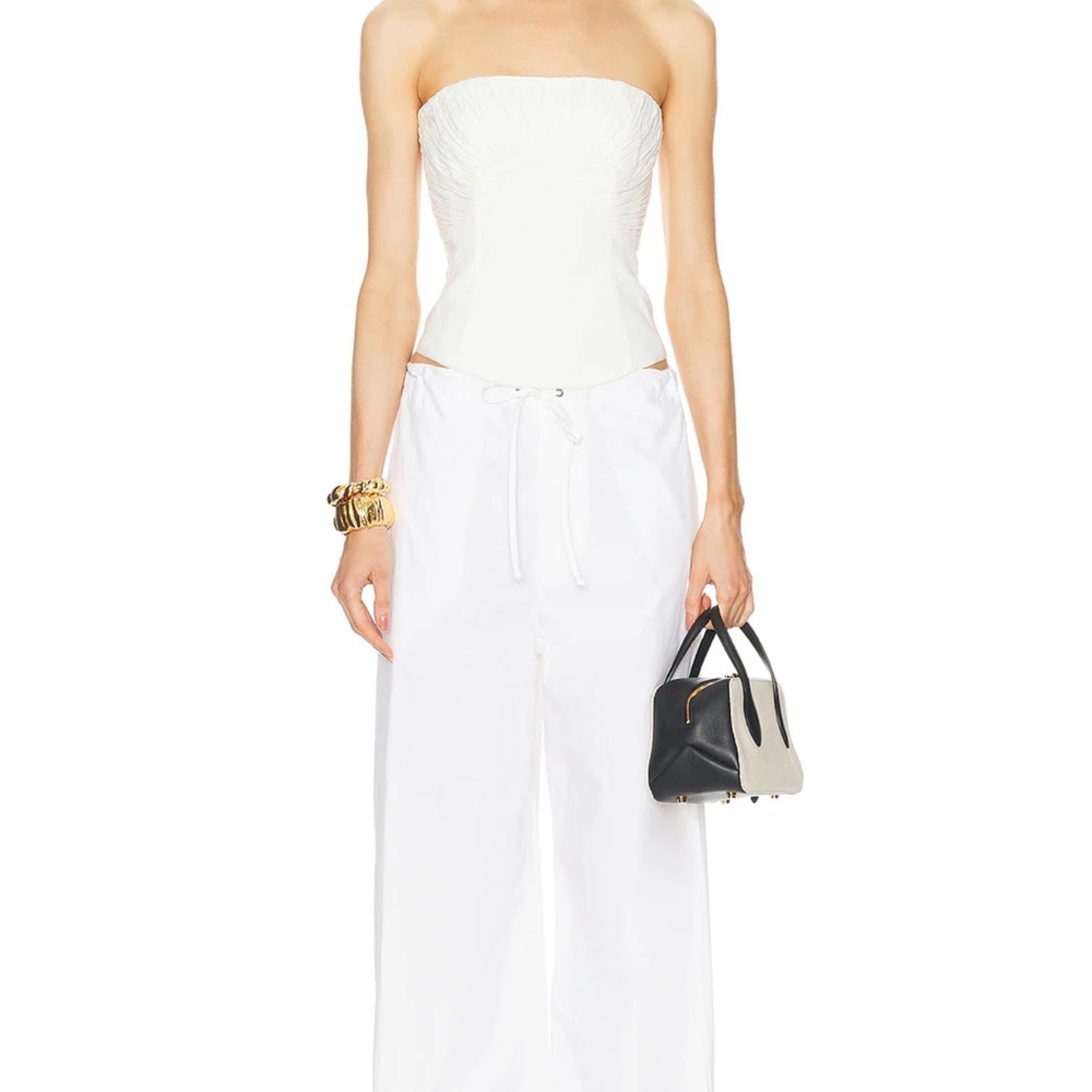 White Women's Wide-Leg Pants